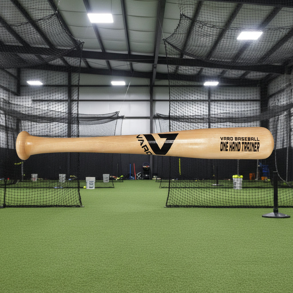 Varo One-Handed Wood Bat - 18" - Natural