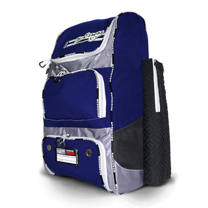 Royal blue No Errors Top Pick II – the best baseball and softball backpack for youth athletes 