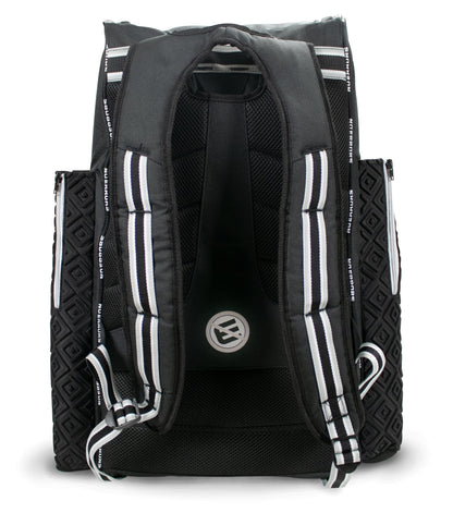 Spacious baseball and softball bat backpack with ample storage for gear, bats, and accessories