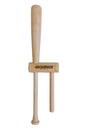 Close-up of patented two-handle design for proper swing mechanics